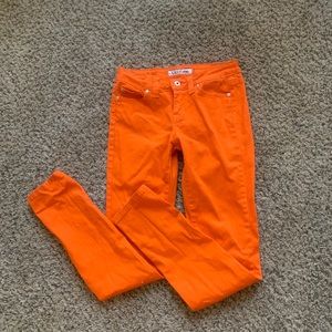 Orange jeans
